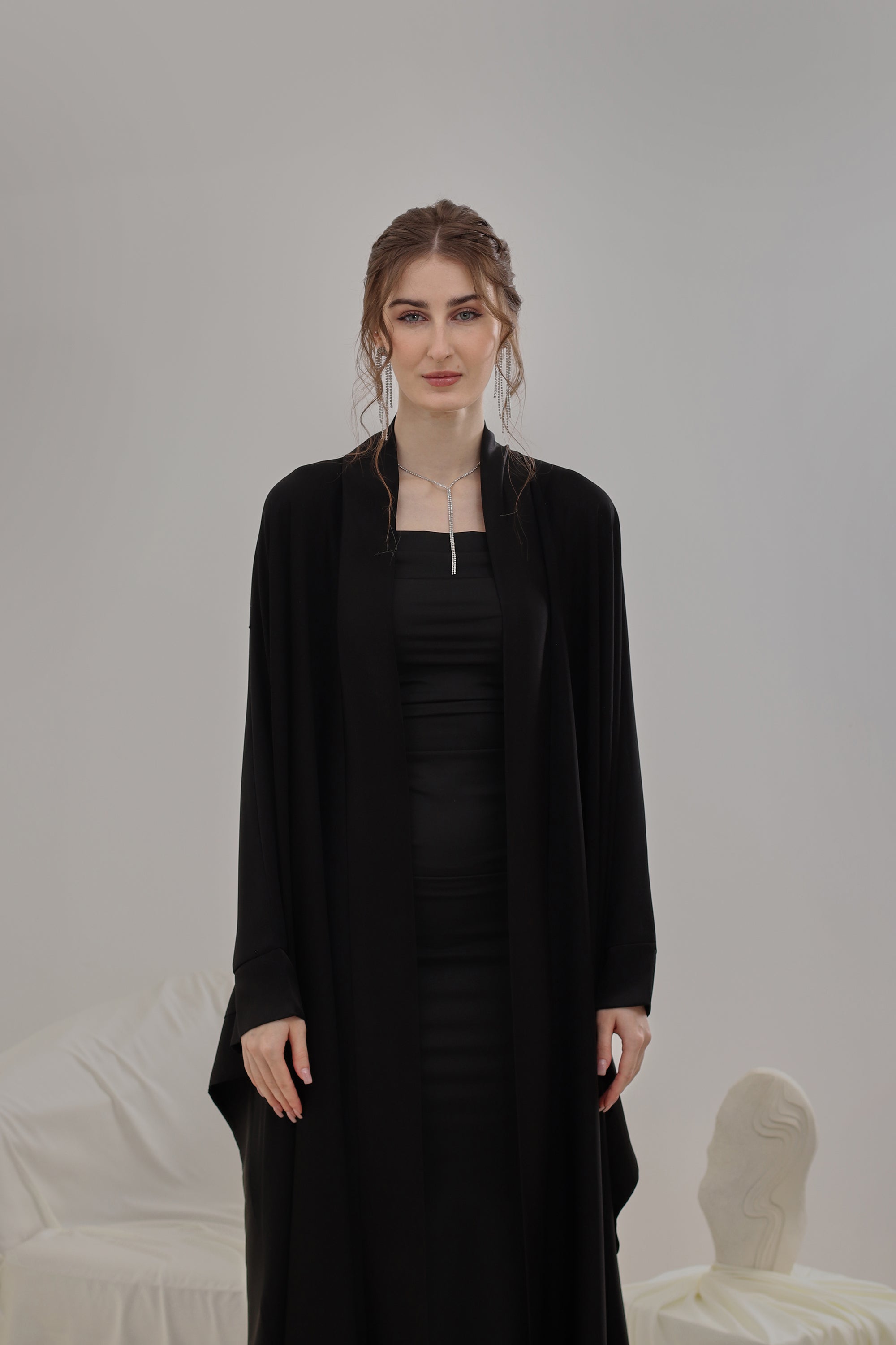 Soft Abaya with a Bisht Cut