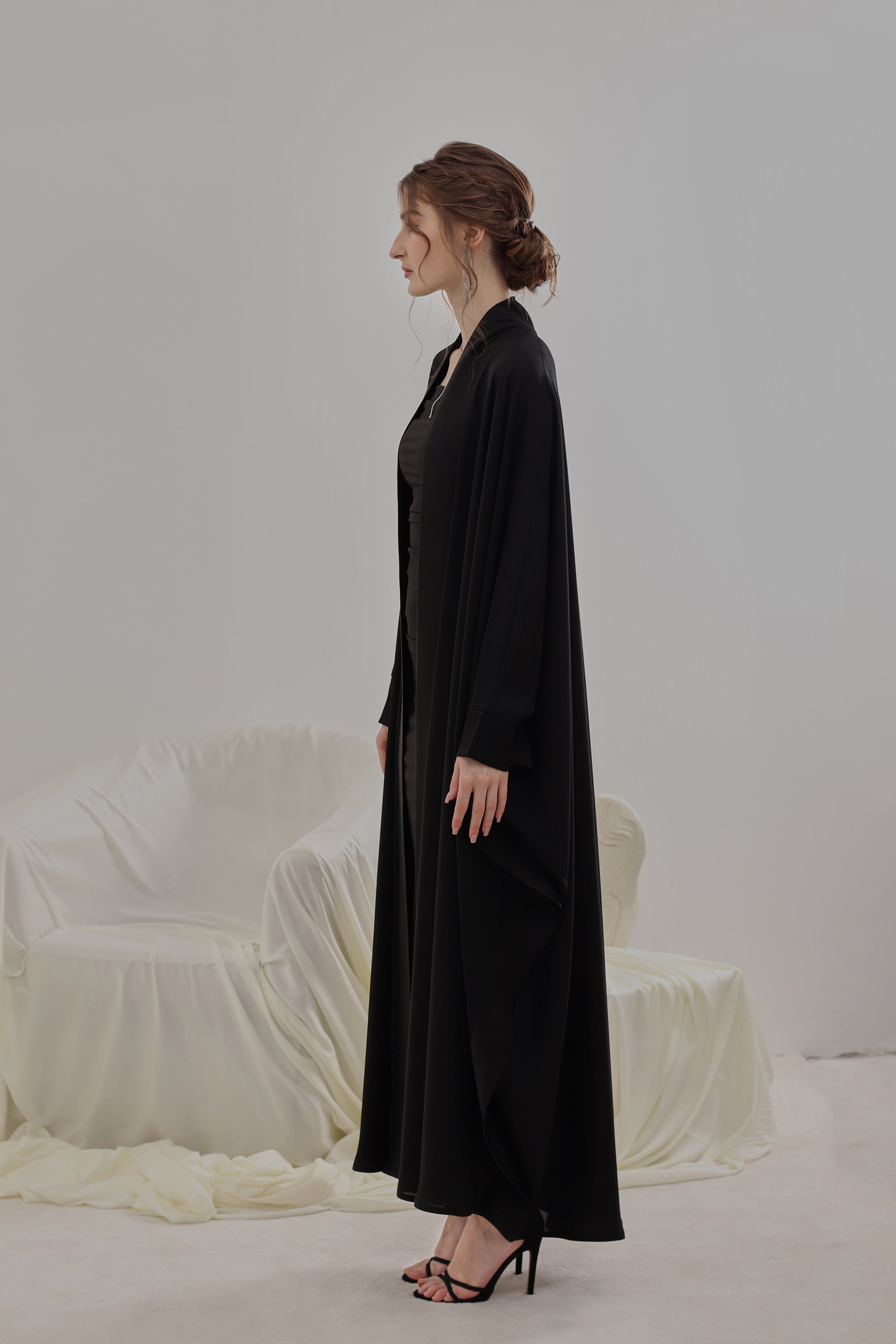 Soft Abaya with a Bisht Cut