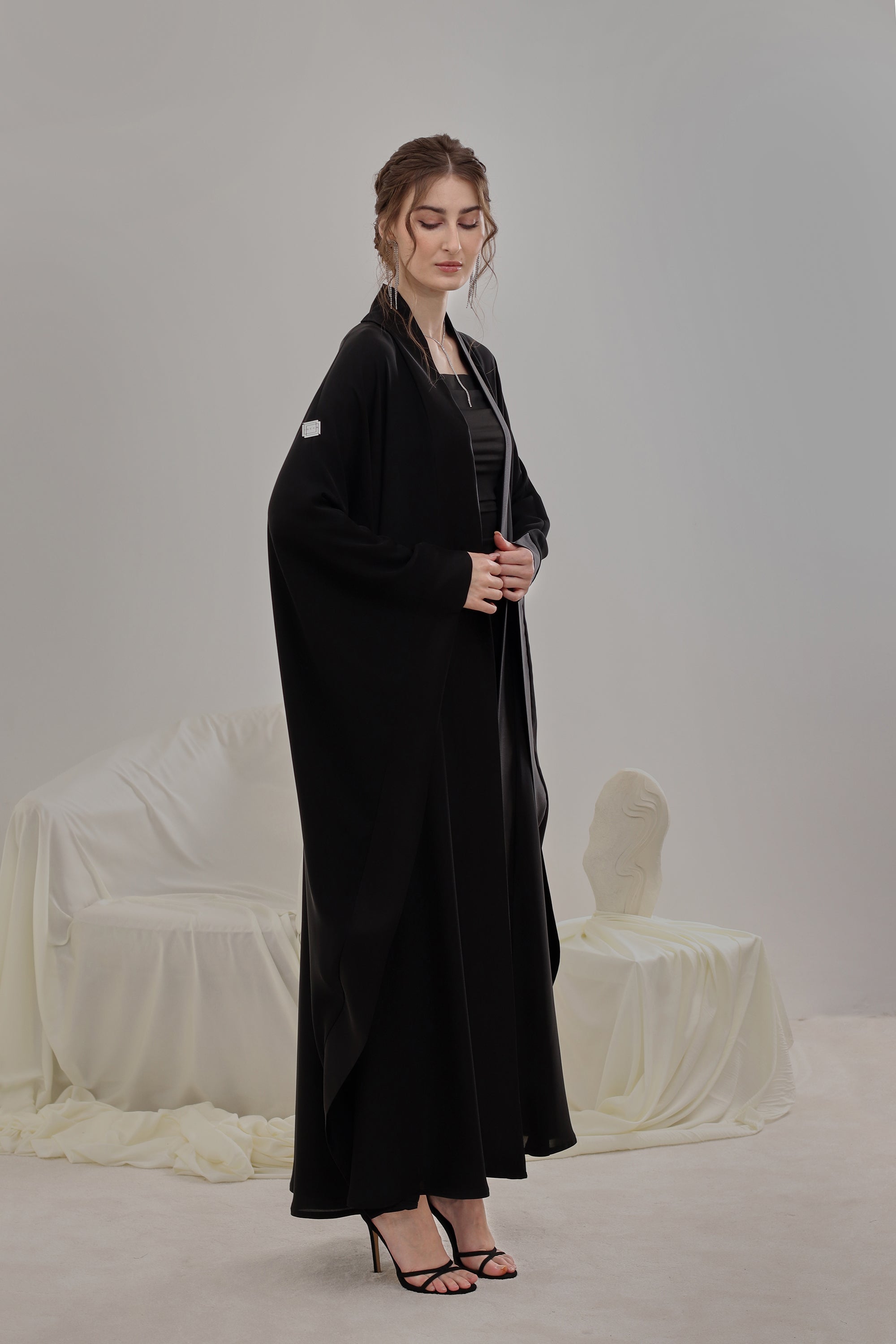 Soft Abaya with a Bisht Cut