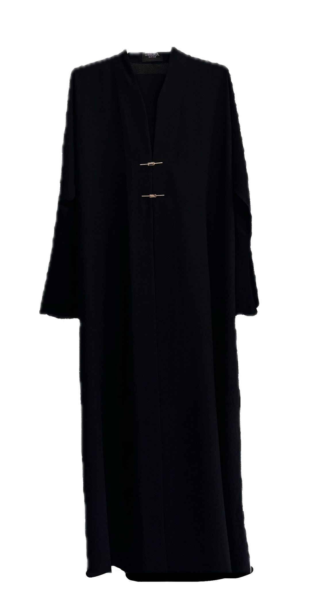 Gold Button Abaya
